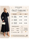 Liora Button Accessory Blouse-Waist Elastic Skirt Modest Design Women's Set - 8