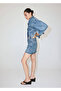 Mid-rise denim skirt - 2