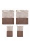 Cotton Non-Slip Wicker Woven Armless Sofa Cover (3+3+1+1) - Brown