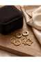 Star and Ring Figure Multiple Earrings (Set of 6) - 4