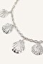Women's Sea Shell Silver Color Necklace H7014Axns - 2