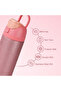 17” Trolley School Backpack Set w/ Stainless Steel Glitter Water Bottle – Butterfly Pink - 7