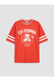 Original Oval Yaka California Printed Girls' T-Shirt - 2