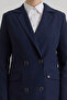 Kruvaze Blazer Ceket - Lacivert - 8