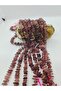 Amorphous Cut Certified Pink Tourmaline Natural Stone String – Elegant Pink Tone Collection and Design Stone - 3