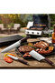 Professional Kitchen Knife Set, 3-Piece Chef Knife & Slicing Set with Ultra-Sharp Patterned Blades, Ergonomic Handle for Gourmet Home Cooking, Meat & Fish Prep