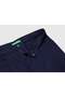 Boys' Cotton Bermuda Shorts 6-14 Years Dark Blue - 3