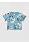 Lcw Baby Green Patterned Baby Boy T-Shirt and Shorts - 5