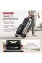 Portable BBQ Gas Grill with Foldable Stand & Wheels, Stainless Steel Charcoal Grill (Black) - 6