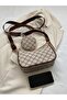 Luxury Style Portable Hobo Bag Summer Holiday Cool Geometric Pattern Zipper Handbag Purse for Girls