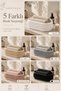 Decorative Bathroom Basket Organizer |   Modern Organizer Basket |   Towel & Bathroom Accessory Organizer |   Premium Design - 2