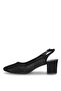Damla Tulle Stoned Black Open-Back Heeled Evening Dress Shoes - 4
