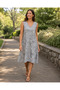 Gray Color Melis Muslin Dress - 3