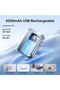 Portable Neck Fan Life5, 100 Speed 16H 4500mAh Battery with LED Display - 6