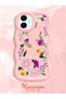 Samsung Galaxy A06 Compatible Case Camera Protector Pink Silicone Couple Phone Case Floral Pattern - 2