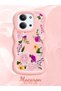 Redmi 15C 5g Compatible Case Camera Protector Pink Silicone Couple Phone Case Floral Pattern - 2