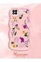 Poco C31 Compatible Case Camera Protector Pink Silicone Couple Phone Case Floral Pattern - 2