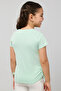 Sequined T-Shirt with Crew Neck and Short Sleeves - 4