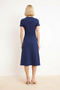 Women's Plus Size T-Shirt Dress A-Line Cut Short Sleeve Crew Neck Pocketed Midi Length 100% Cotton Comfortable - 5