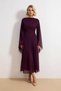 Women's Hijab Maxi Dress Spanish Sleeves High Neck Chiffon Lined Elegant Evening Gown Casual Comfortable - 4