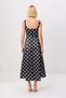 Women's Square Neck Thick Strap A-Line Midi Satin Woven Cocktail Evening Dress Casual Comfortable Modern - 5