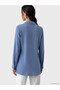 Purple Tie-Dye Detailed Textured Women's Shirt Tunic - 6