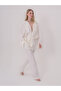 Linen Jacket with Front Collar Detail - 2
