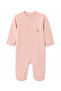 Baby Sleep and Play Romper with Booties and Snap Fasteners, 100% Cotton - 2