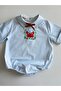 Handmade 100% Cotton Sea Concept-Themed Baby Boy Shirt with Crabs
