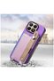 Xiaomi Mi 15t Compatible Case M-Safe 2in1 Best Leather Case with Card Holder Purple - 2