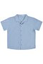 Basic Holiday Collar Shirt for 6-9 Years - Blue - 2