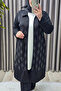 Women's Clothing Plus Size Front Zipper Diamond Stone Trousers Three Piece Set - 8