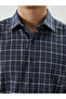 Nevavm Regular Fit Long Sleeve Plaid Men's Lumberjack Shirt with Difference - 3