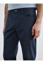 Indigo regular fit gabardine men's chino pants from gülis clothing - 3