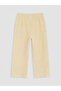 Lcw Kids Yellow Butterfly Embroidered Girls' Textured Set - 8