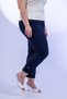 Women's Plus Size Trousers with Detailed Cuffs - 2