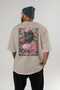 For the Love of Cats 88 Cat Printed Beige Oversize T-Shirt 100% Cotton Unisex Cat Lover Premium Design - 4