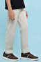 Solid Trousers with Button Closure - 5