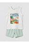 Esvab • Modern & Distinctive Printed Baby Boy Tank Top and Shorts Set - 4