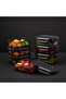 Premium 6-Piece Storage Container Set 1000 ml – Leak-Proof with Locking Lids, Refrigerator and Freezer Compatible Food Storage Containers