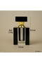 1pcs Crystal Perfume Essential Oil Bottle 6ml B811B-BLACK