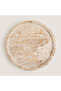 Latia Wooden Base Marble Cake Stand Natural - 4