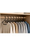20 Pieces Black Clothes Hangers, Pants Hangers – Durable and Flexible Garment Hangers - 3