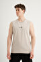 - Cotton Men's Athlete Tank Top Stone