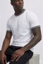 Men's Rib Knit Detailed Crew Neck Jersey T-Shirt - 2