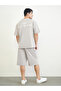 Men Slogan Print Oversized T-Shirt and Shorts Set - 5