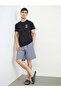 Men Printed Cotton T-Shirt and Checked Shorts Set - 2