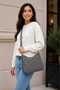 Women's Imported Parachute Fabric Water-Resistant Lightweight Casual Shoulder Bag and Crossbody Bag with Adjustable Strap - 3