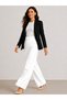 Hayal 27506-26 Women's High Waist Straight-Leg Fabric Trousers Comfortable Fit for Office and Daily Use - 8