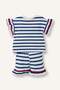 2-Piece Navy Blue Striped White Set for Baby Girl H7886A526Sm - 4